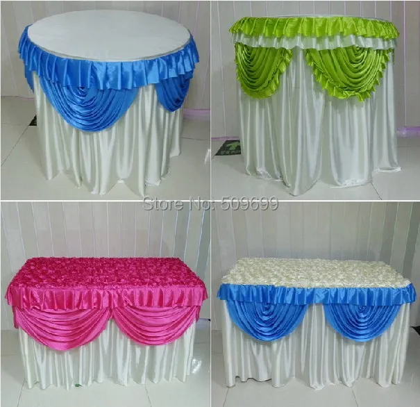 2016 new arrival 3d wedding table cloth round rectangle dessert