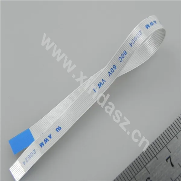 0.5MM pitch 10Pin A type 150mm length electrical ffc flat ribbon cable connector 4
