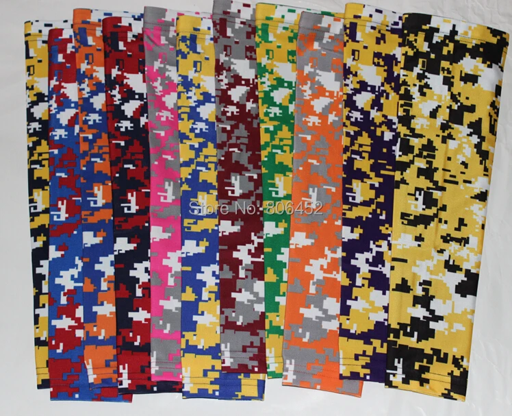 

Free shipping 100pcs Moisture Wicking COMPRESSION ARM SLEEVE - DIGITAL CAMO DESIGN IN VARIOUS COLORS