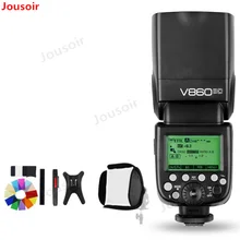 Godox Ving V860II V860II-C/N/S/F/O ttl HSS 1/8000 литий-ионный аккумулятор Speedlite Flash для C N S Fuji O L DSLR CD45