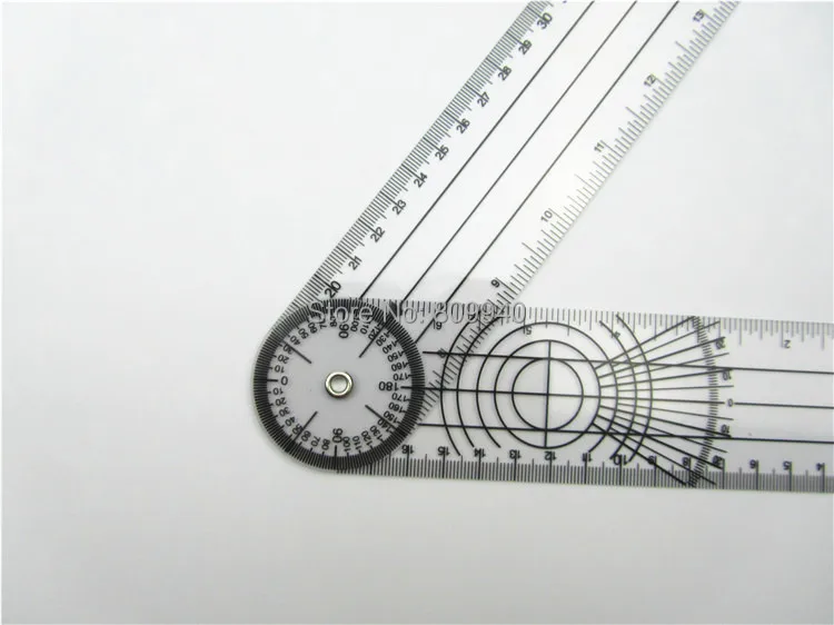 Медицинская линейка, угловая линейка гониометра спинномозговой Гониометр, 5 шт./партия