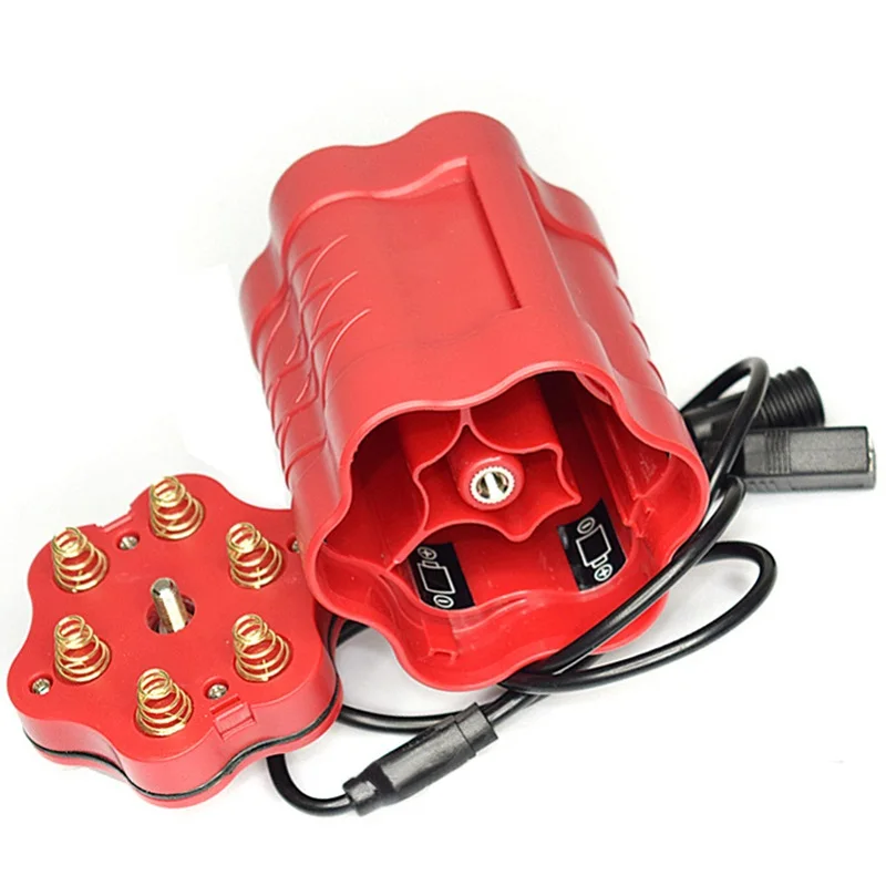 6 X 18650 Battery Storage Case Holder DIY Powerbank Box Batteries Power Bank 5V 12V Bicycle LED Light Phone USB Charger Charge