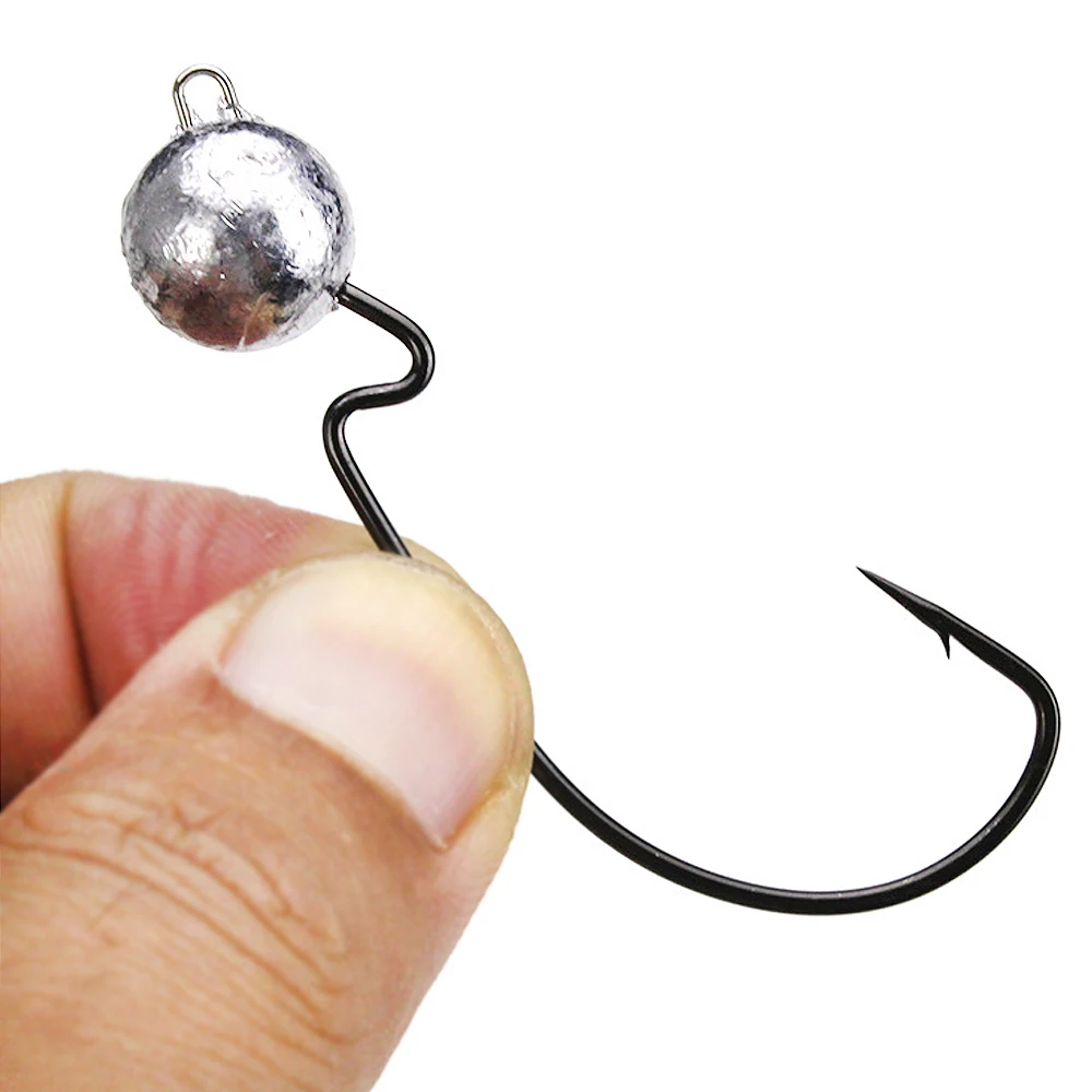 cabeça gancho de pesca aço carbono isco