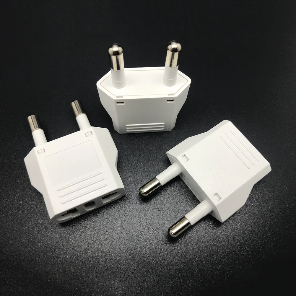 US (USA) to EU (Europe) Travel Power Plug Adapter for USA converter White Charger Charging Adapter C