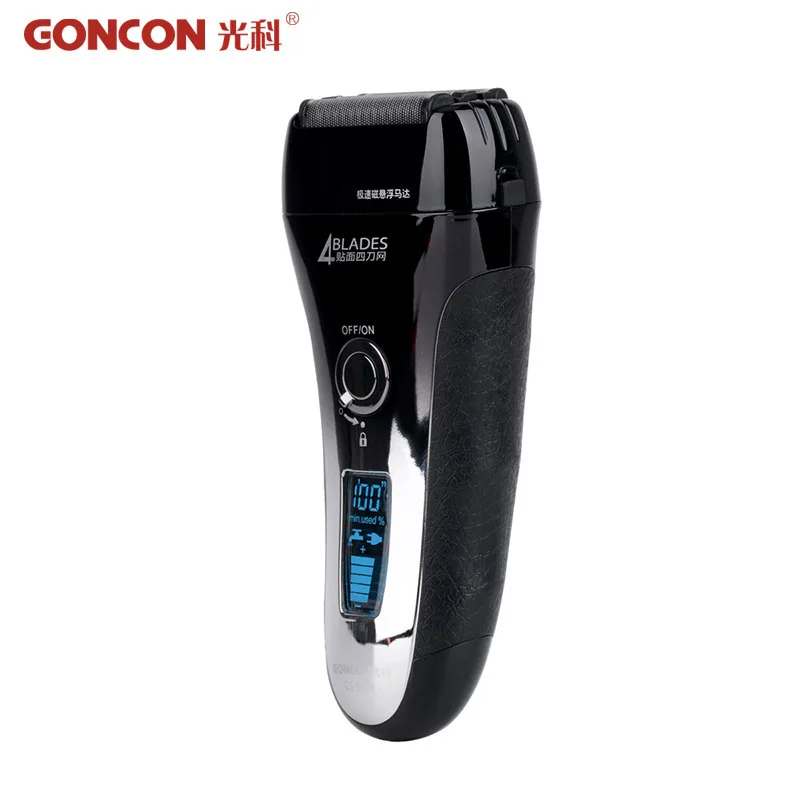 

1.5h Fast charge Safety Razor washable Reciprocating Shaving Razor Shaver four Blade Shaver 4D LCD Display Mustache Trimmer 42