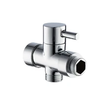 Хромированная латунь 1/" 7/8" t-адаптер 3 ходовой клапан для ванной переключатель для душа ванна распылитель для туалетного биде душевая головка Dls HOmeful