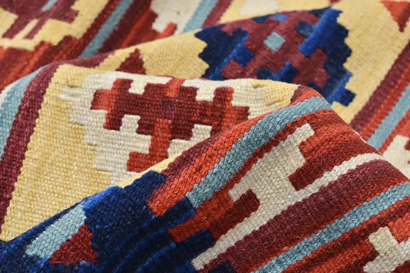 Kilim 100% шерстяной ковер ручной работы геометрический индийский современный в