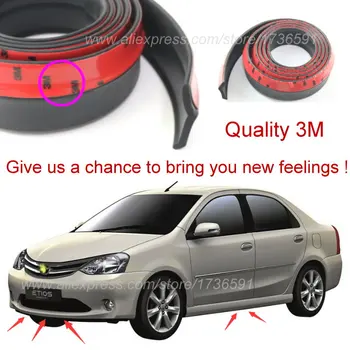 

Car Bumper Lip Deflector Lips For TOYOTA Etios 2010~2015 / Front Spoiler Skirt For Auto to Car Tuning View / Body Kit / Strip