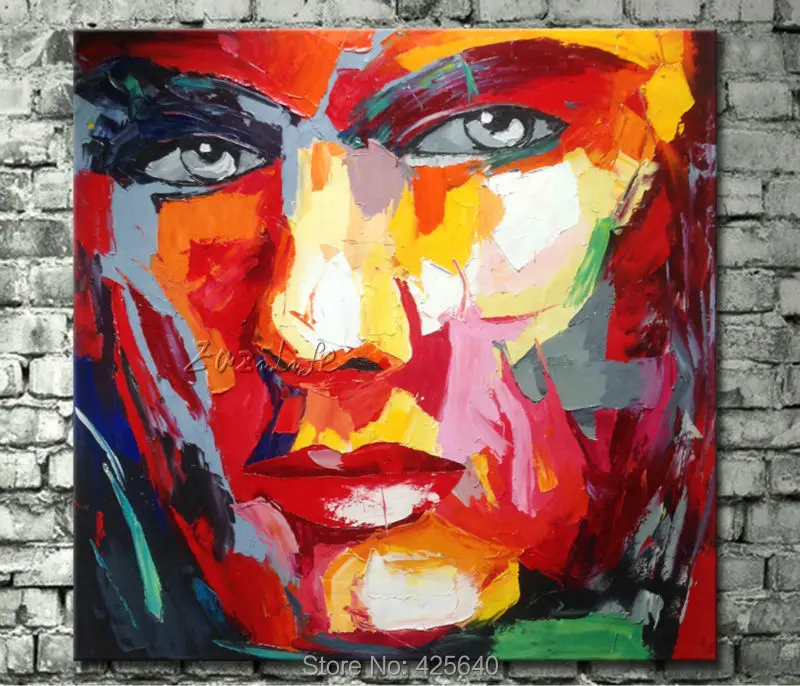 Buy Palette knife painting portrait Palette knife Face