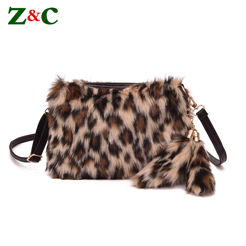 

9 Color Winter/Spring Faux Rabbit Fur Bag Handbag Women Shoulder Bags Female Handbags Large Plush Tote Messenger Bags Sac Bolsas