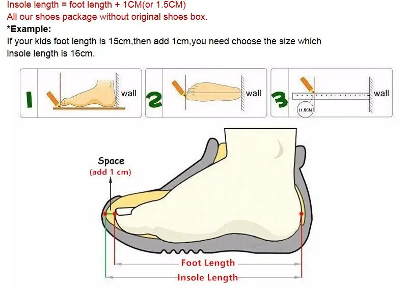 shoes size