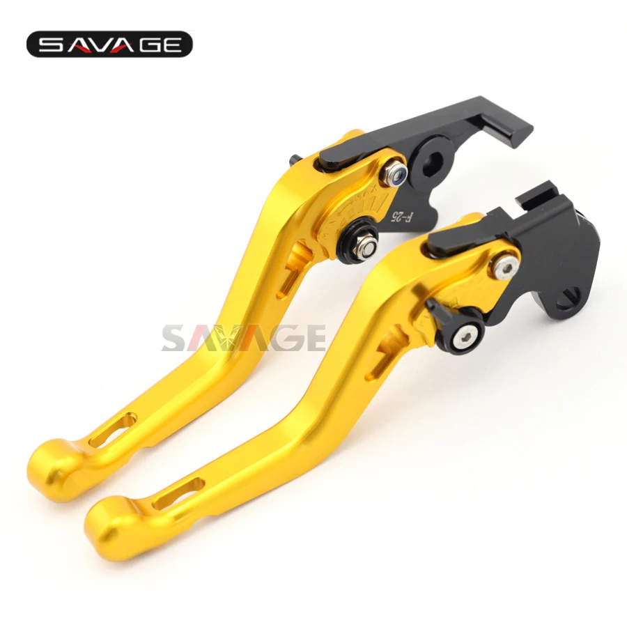 ФОТО For YAMAHA YZF-R125 YZFR125 2014 2015 2016 Motorcycle Accessories CNC Aluminum Adjustable Short Brake Clutch Levers Gold