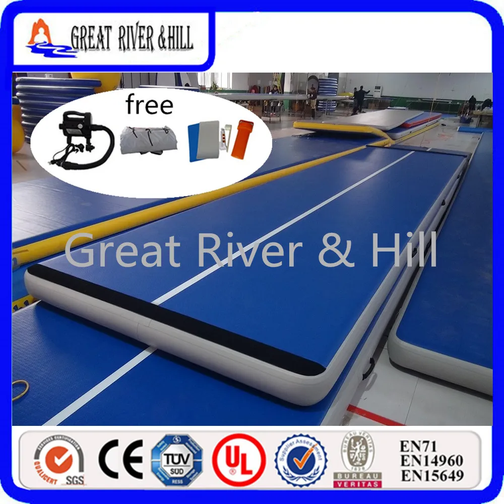 Great River Hill air track 6MX2MX0.2M inflatable gym mat with Fedex