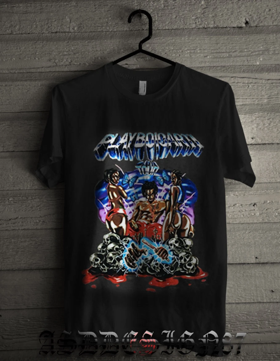 Playboi Carti Tour Merch Concert черная футболка Rare | Мужская одежда