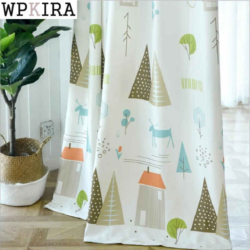 

modern curtains for bedroom living room printed curtains kitchen window curtains panel 143&30