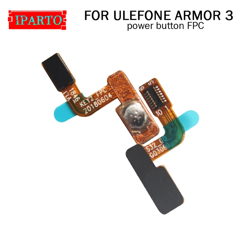 100% оригинальная новая кнопка питания гибкий кабель плоский FPC для ULEFONE ARMOR 3 |