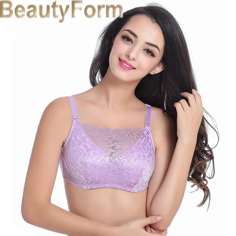 8308Mastectomy Bra Comfort Pocket Bra for Silicone Breast Forms