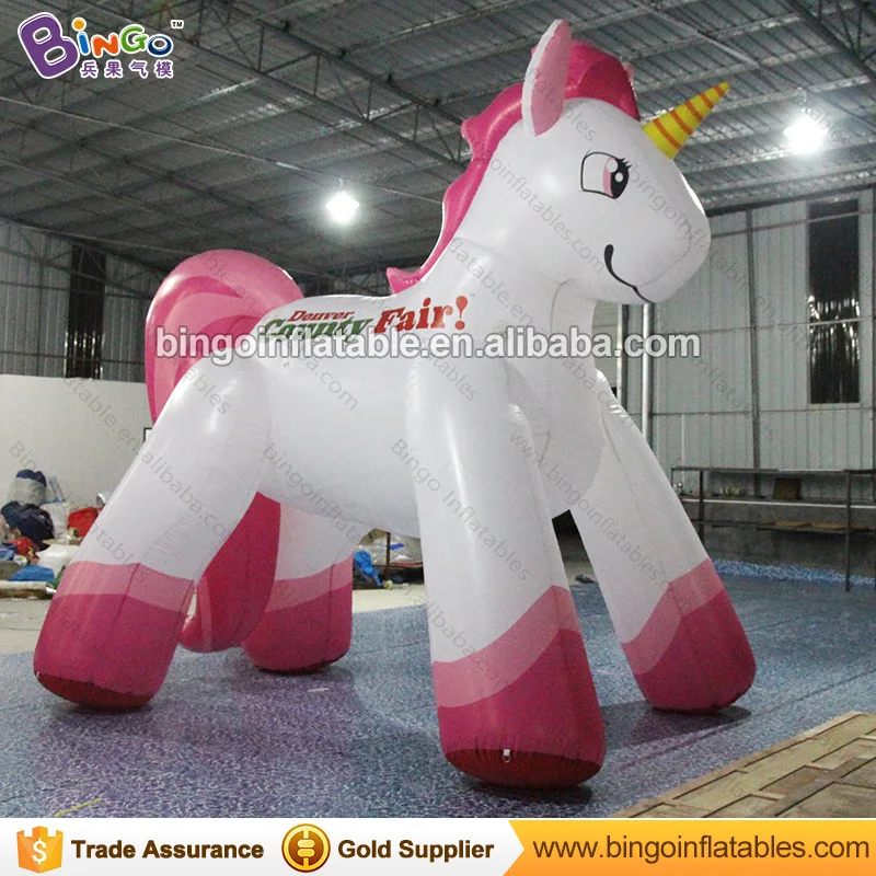 2018 Newly 4M high giant inflatable horse model hot sale cartoon animal