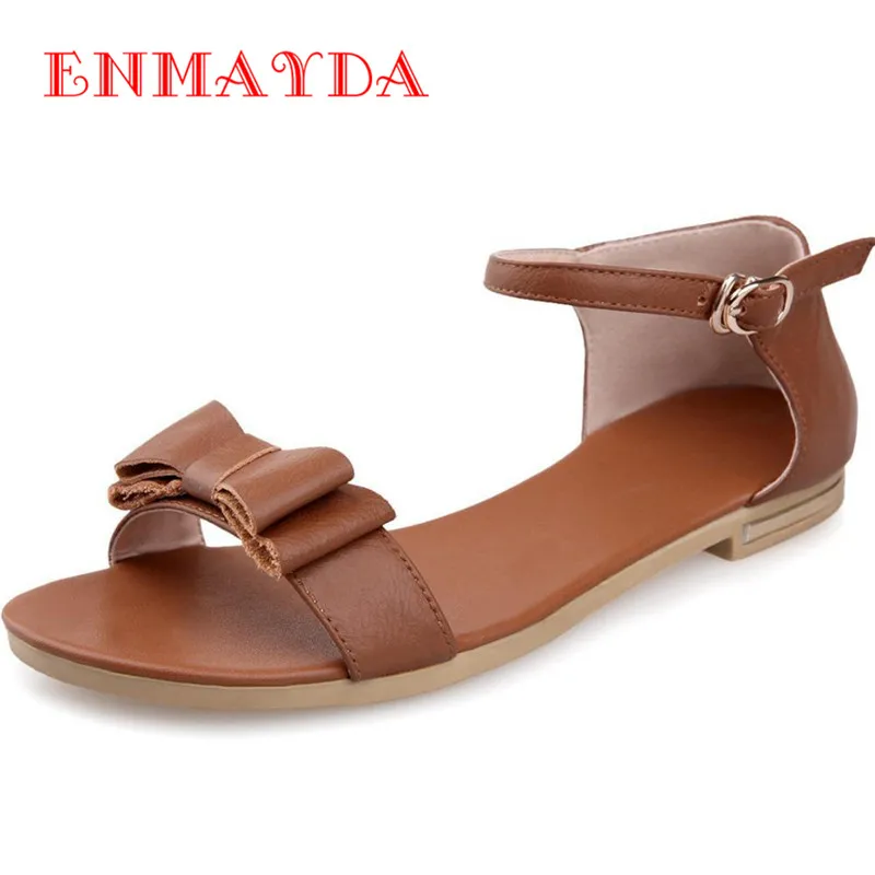 

ENMAYDA Woman Sandals for Women New Hot Fashion Women Shoes Flats Sandal Flip Flops Cover Heel Women's Summer Beach Flat Shoes