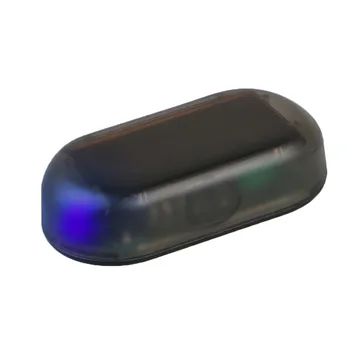 

New Fake Solar Car Alarm Led Light Auto Security System Anti Theft Flash Blinking Warning Lamp