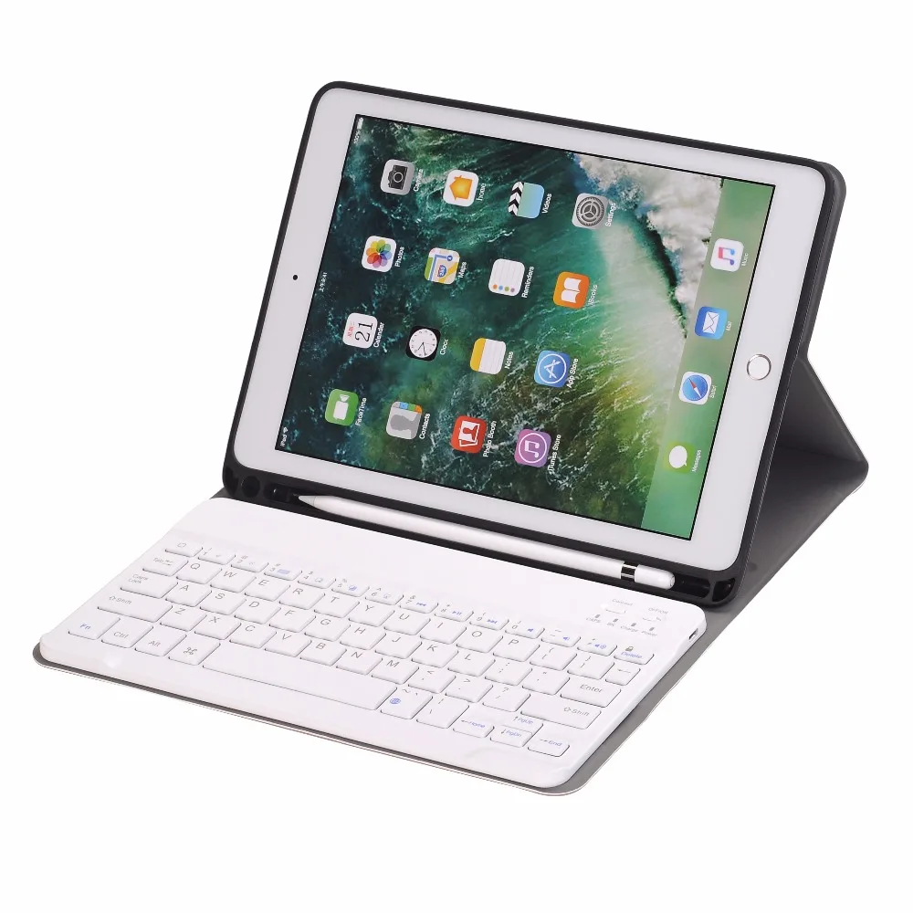 Наклейки на клавиатуру для iPad Pro 9,7 A1893 A1954 A1822 A1823 Air 1 2 Bluetooth клавиатура карандашница& смарт-чехол