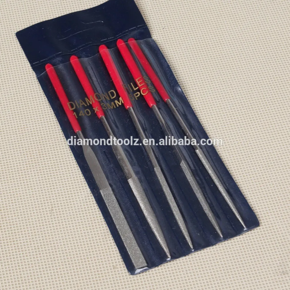  140mmX3mm diamond file set