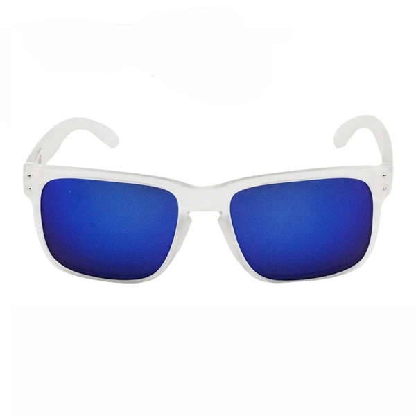 Dokly, прозрачная оправа и синие линзы, солнцезащитные очки для женщин, светоотражающее покрытие, квадратные солнцезащитные очки для женщин, фирменный дизайн