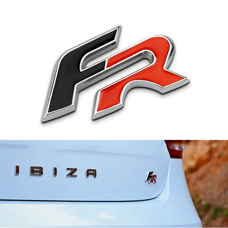 Metal-Auto-Car-FR-Emblem-Decal-Sticker-Front-Grille-Badge-for-Seat-LEON-IBIZA-ALTEA-CUPRA