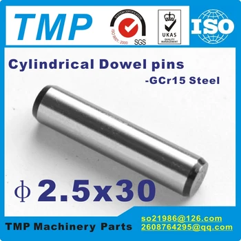 

50 pieces/Lot 2.5x30mm Locating Pins/Dowel pins/Cylindrical position pins For Mechanical Uses-TLANMP Material:Steel GCr15