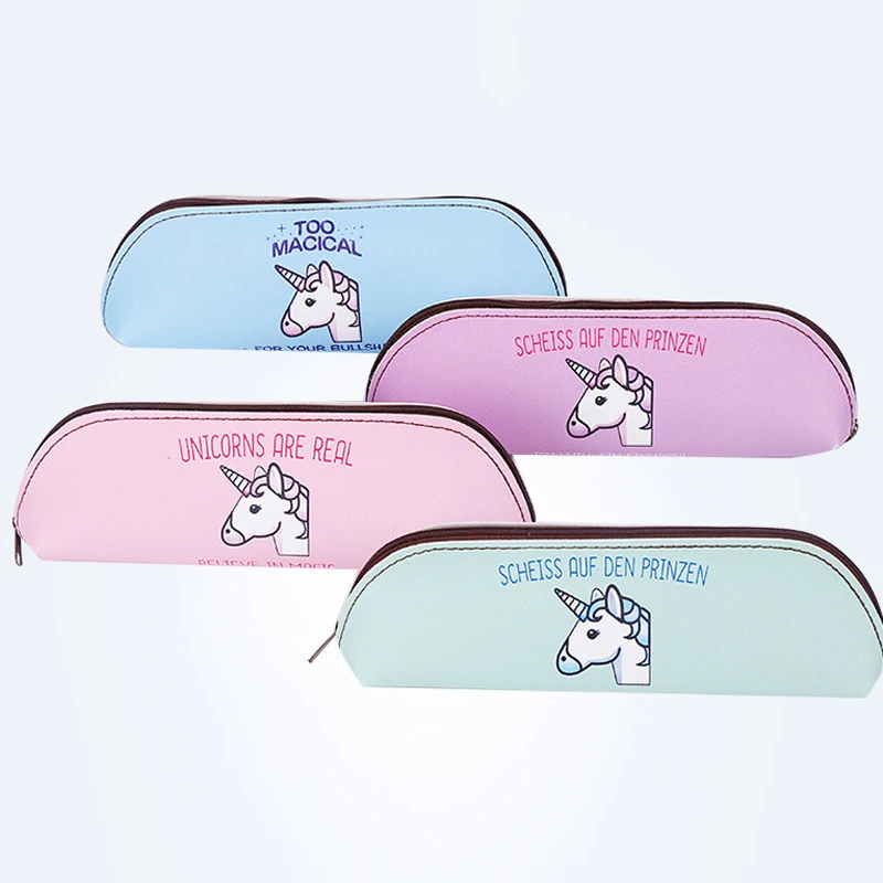

New Style Unicorn Pencil Case Kawaii Stationery Gift Cute Pencil Box Pencilcase Office Supplies For School Pencil Cases Tools