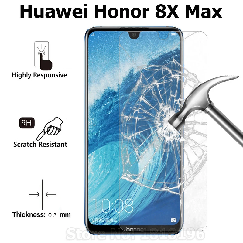 Стекло для Honor 8c 8lite 8x Max закаленное стекло Huawei 8 C X C8 X8 Lite 8xmax пленка защиты экрана