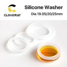 Cloudray Silicone Washer 19.05 20 25mm for CO2 Laser Focusing Lens Mirrors