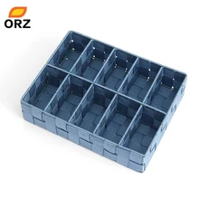 ORZ 10 отделения для хранения корзина домашний шкаф ящик для хранения Тканые нейлоновые полоски галстук носки Нижнее белье косметический ящик