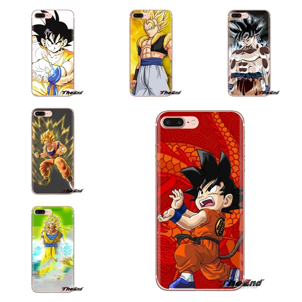 For LG G3 G4 Mini G5 G6 G7 Q6 Q7 Q8 Q9 V10 V20 V30 X Power 2 3 K10 K4 K8 2017 Son Goku Dragon Ball Transparent Soft Cases Covers |