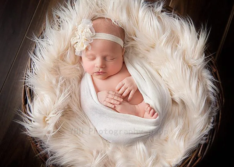 Кот искусственного меха наряд для фото новорожденных одеяло, ткань искусственный мех, Flokati Фон фотографии корзина наполнителя писака бутафорские принадлежности