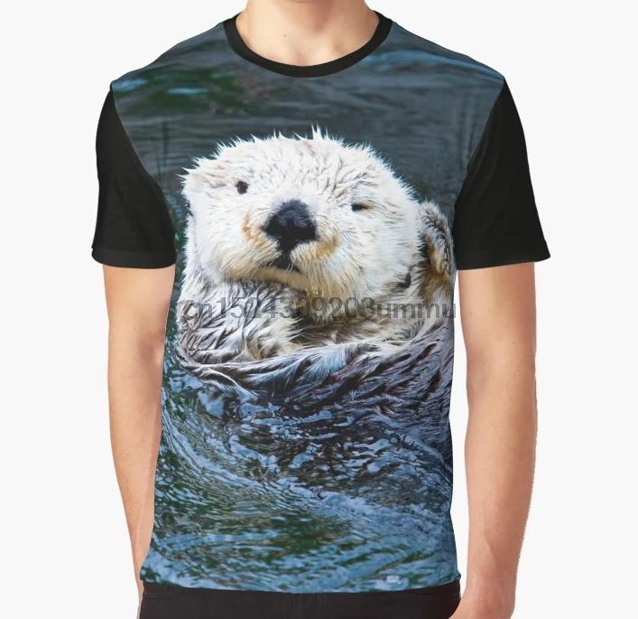 

All Over Print Women T Shirt Men Funny tshirt Otterly blissful Graphic Women T-Shirt