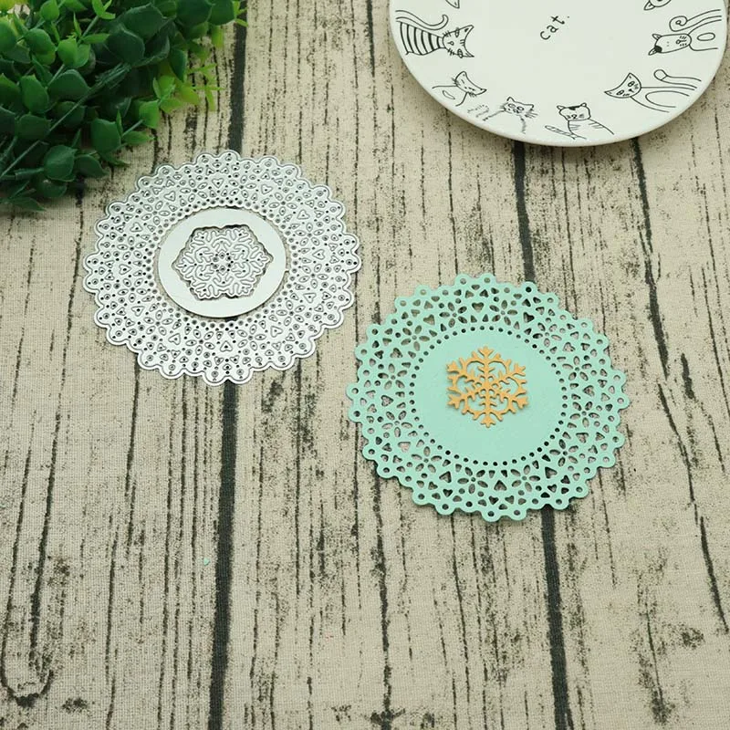 

Circle Stencil Metal Cutting Dies For DIY Scrapbooking Paper Card Craft Embossing Dies