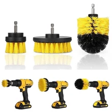 3 шт. 2/3. 5/4 дюймов Электрическая насадка в виде Щетки Набор для ванной поверхности плиточные затирки электрическая щетка Набор Щеток Для Чистки