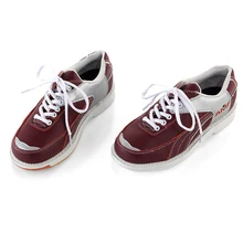 Женская обувь высокого качества для боулинга, нескользящая подошва, дышащие кроссовки на шнуровке, спортивная обувь D0763