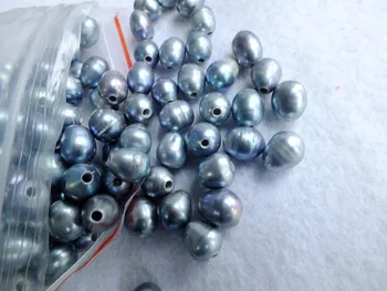 

W-1630 9-10mm 2mm hole freshwater pearl beads