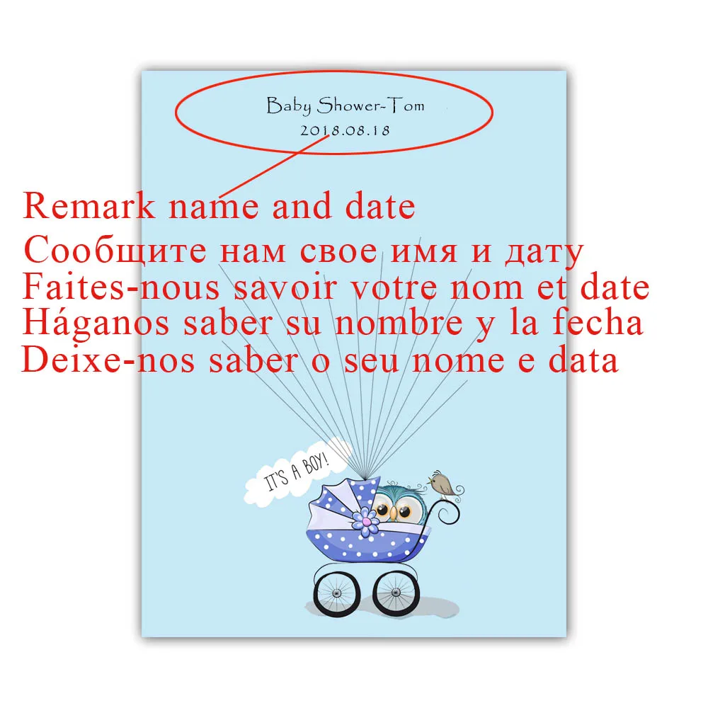 Сова в детское автомобильное парусина принт DIY отпечатков пальцев Подпись Гостевая книга для душа ребенка День рождения Дети Крещение чернил площадки включены - Цвет: HK154