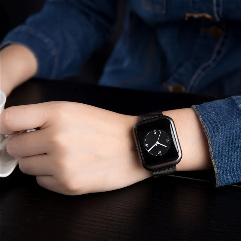 

Hot Fashion Top Brand Luxury Men's and Women's Steel Belt Watch Couple Student Sports Casual Pants Slim Bracelet Quartz Watch