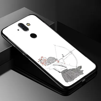 2 шт модное Стильное закаленное стекло чехол для Nokia 8 Sirocco защитный чехол s чехол оболочка для Nokia8 Sirocco чехол