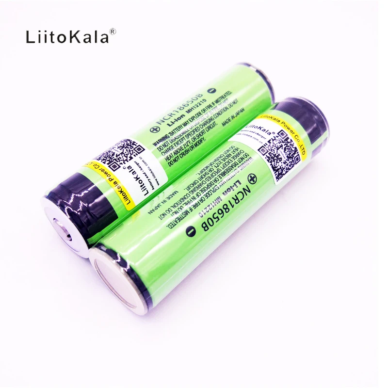 

2017 liitokala 18650 3400 Battery 3400mAh 3.7V NCR18650B Rechargeable Li-ion Battery for Flashlight for (NO PCB)