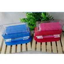 Щетка-тампон коробка для хранения ресниц расширение ресниц Клей удаление кисточка палочка чехол