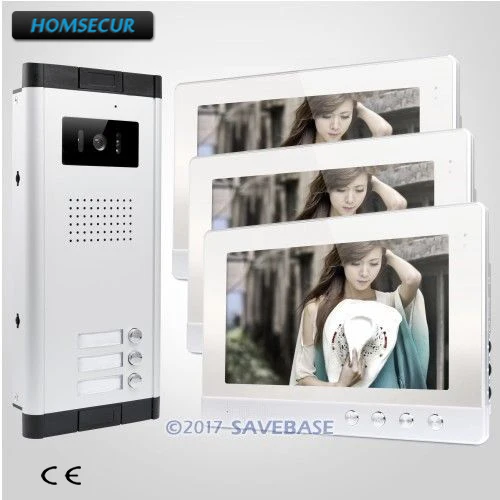 HOMSECUR 10.1\ Hands-free Video Door Entry Call Intercom+One Button Unlock For House/Flat HOMSECUR 10.1\ Hands-free Video Door Entry Call Intercom+One Button Unlock For House/Flat