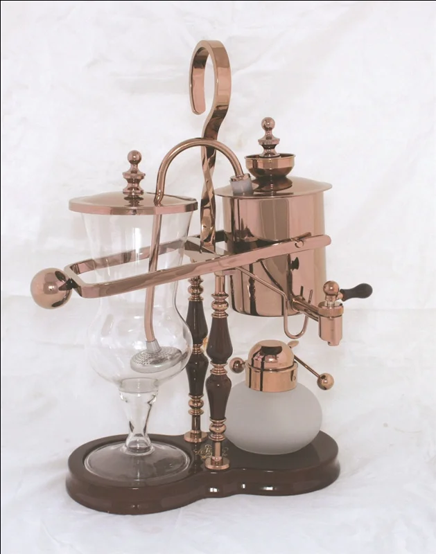 Роскошная розовая Золотая балансирующая Кофеварка roayl syphon/сифонная Кофеварка/чайник с высоким качеством, Идеальный Рождественский подарок - Цвет: rose gold
