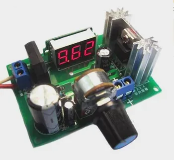 

Free Shipping!!! LM317 power board voltage regulator module / 2A with digital voltage display (parts)