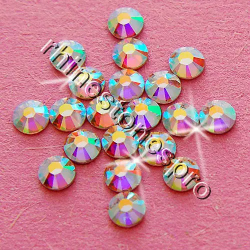

ss3 GENUINE Swarovski Elements Clear AB(001AB) 144 pcs 3ss Hotfix Iron On Crystal