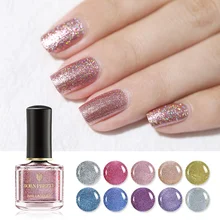 BORN PRETTY 6 мл голографический блеск лак для ногтей цветной лак для ногтей Быстросохнущий без запаха маникюр
